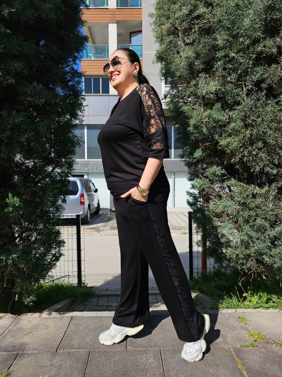 Dantel Detaylı Takım