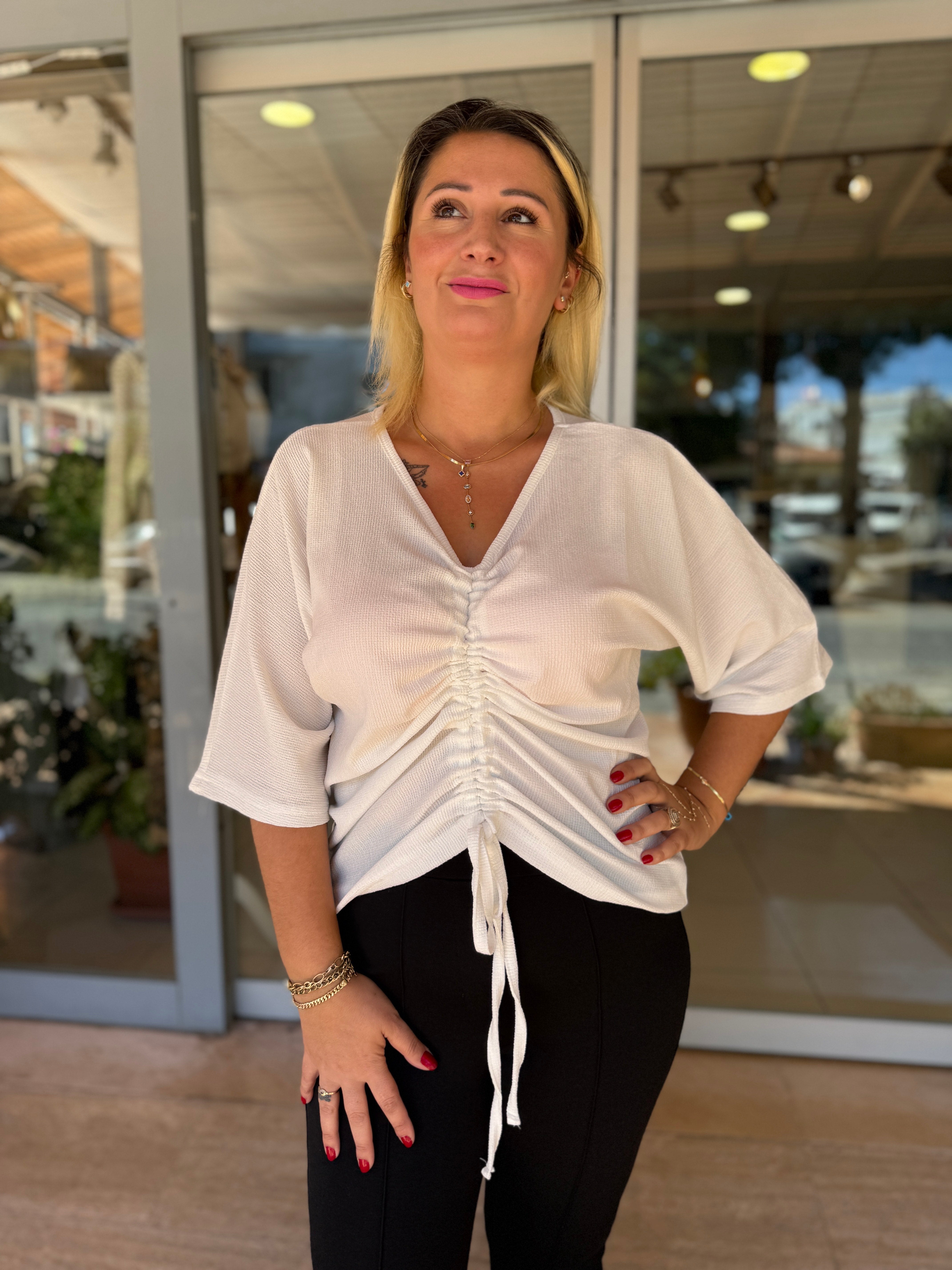 Büzmeli Bluz